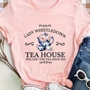 Lady Whistledown Pink Graphic Tee